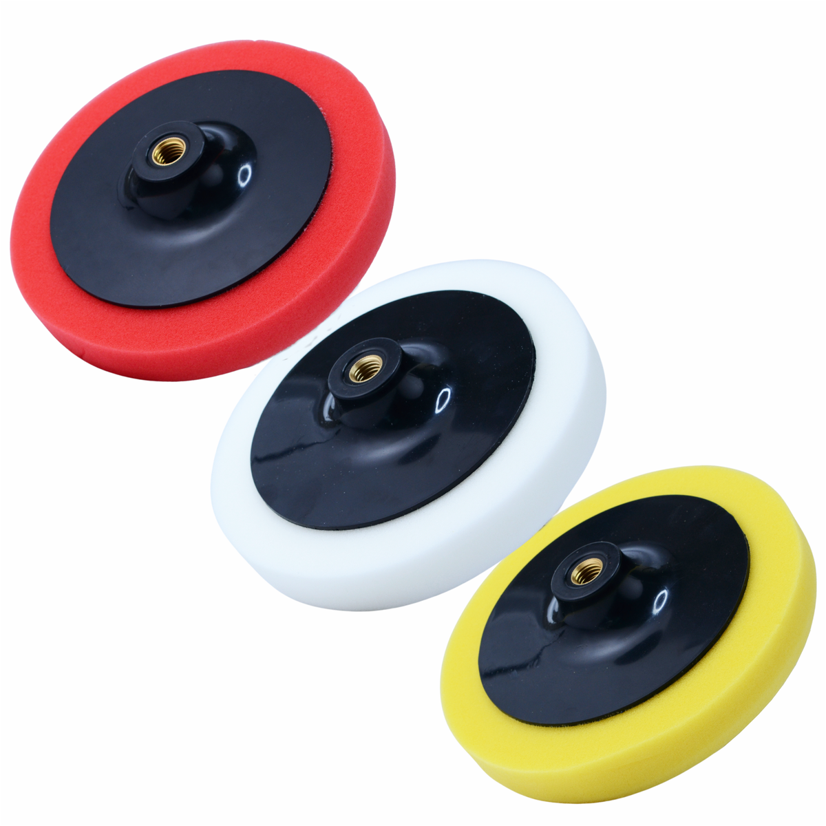 Mustade poleerimissvammide komplekt 3 tk, 175 mm, M14 adapteriga 46007 – pilt 2