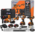 RANGERZ 4-ühes harjavaba juhtmeta elektritööriistakomplekt 48 V 5,0 Ah 2 akuga RS-5018M – pilt 1