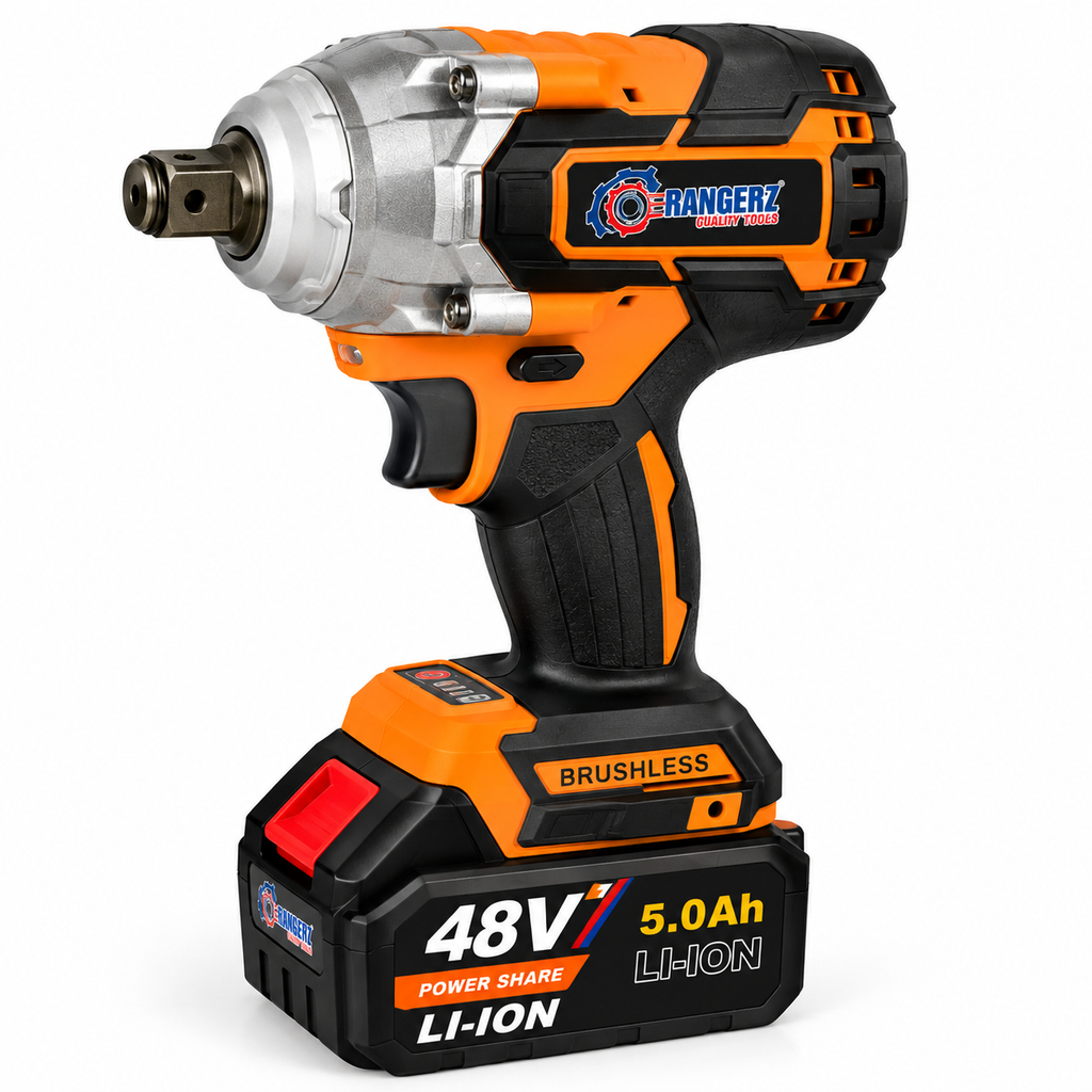 RANGERZ 4-ühes harjavaba juhtmeta elektritööriistakomplekt 48 V 5,0 Ah 2 akuga RS-5018M – pilt 2