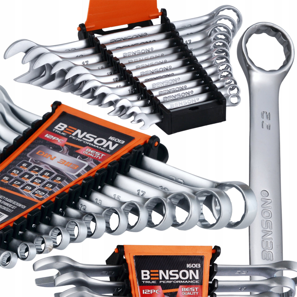 Benson 12-osaline kombineeritud mutrivõtmete komplekt DIN 3113 16013 – pilt 1