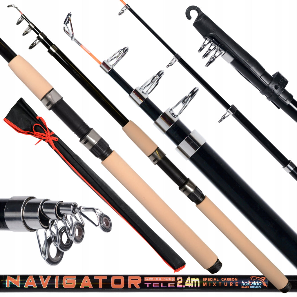 HOKKAIDO Navigator teleskoopõngeritv 2,4 m 60–120 g W11013 – pilt 1