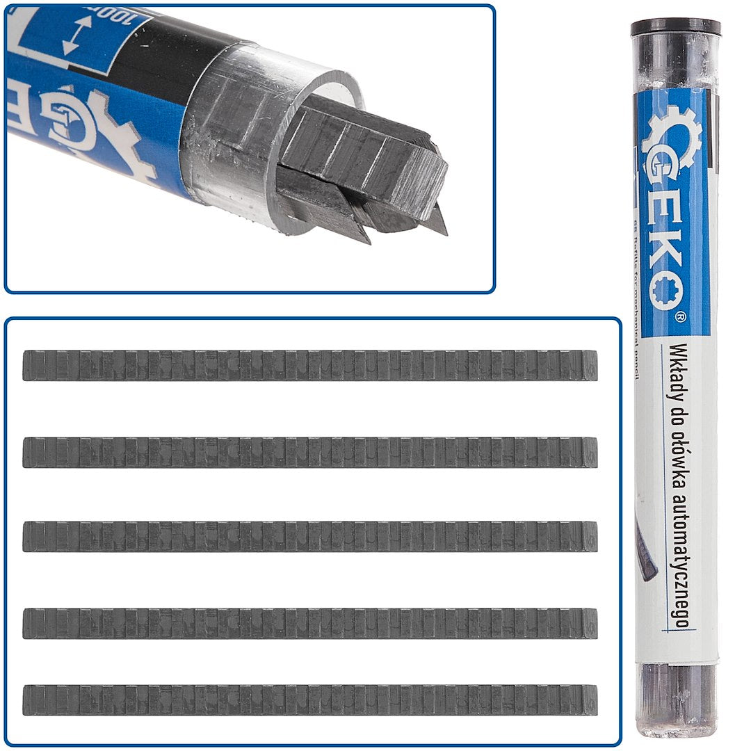 5 tk täitesüsi mehaanilise pliiatsi jaoks, 100 x 2 mm – pilt 1