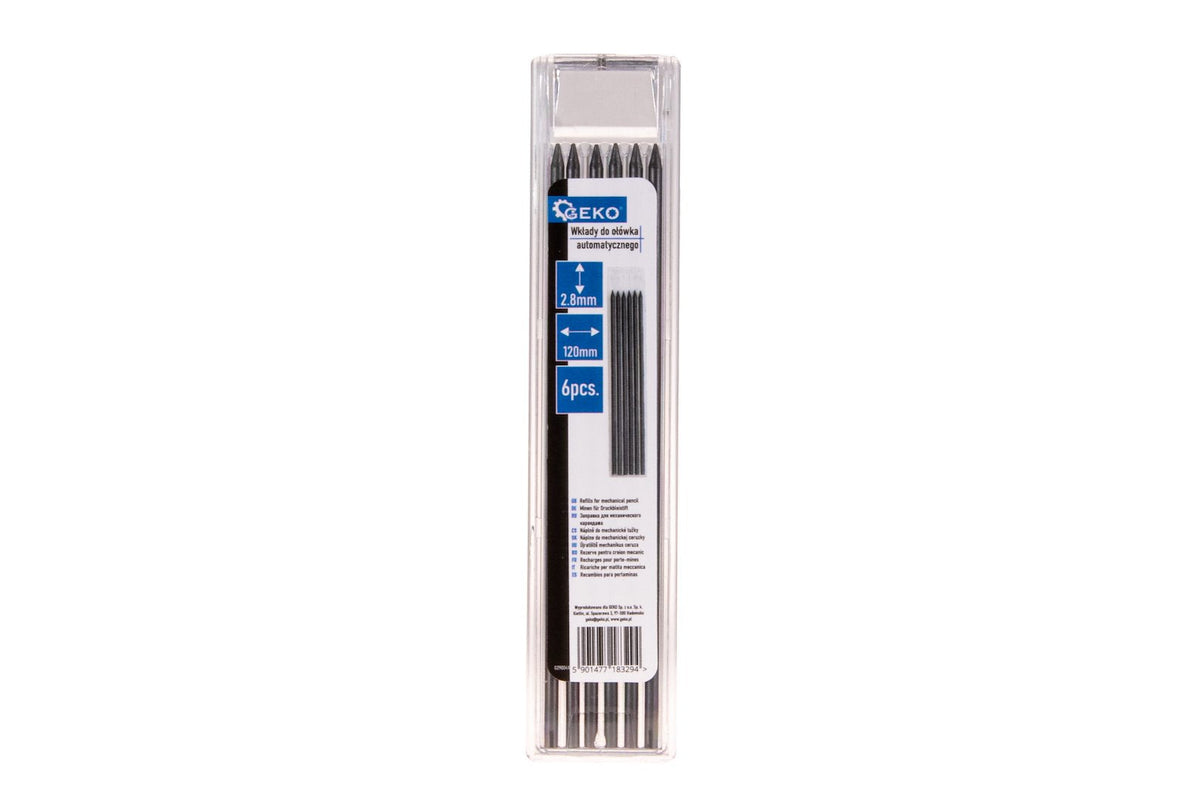 6 tk täitepliiatsi südamikku 120 x 2.8 mm – pilt 3