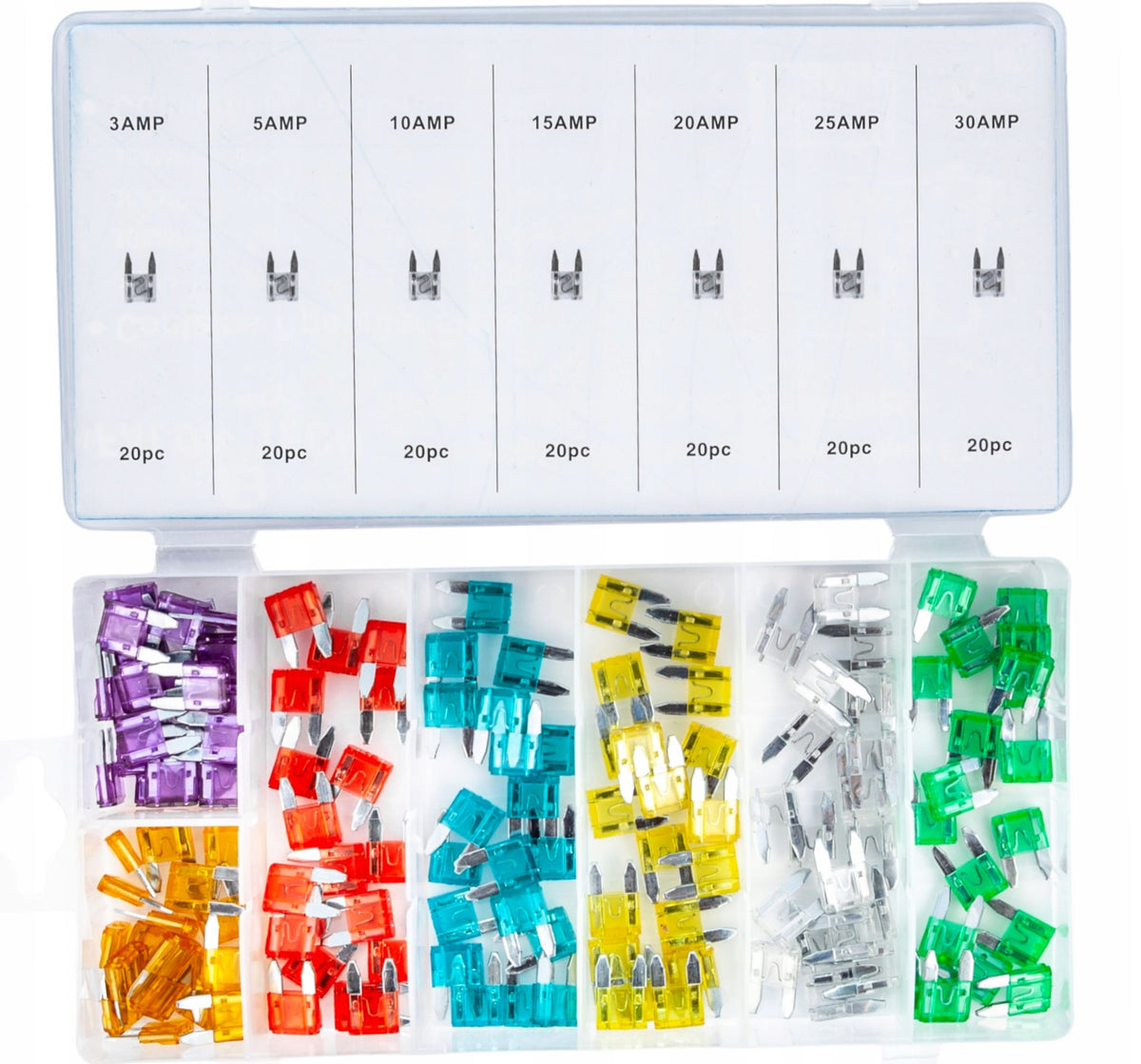 Autokaitsmete komplekt 140 tk, 3–30 A KD1301 – pilt 3