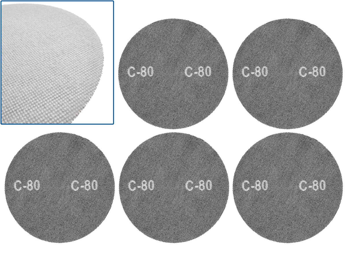 Takjakinnitusega abrasiivvõrk 225 mm P80, 5 tk G78841 – pilt 1