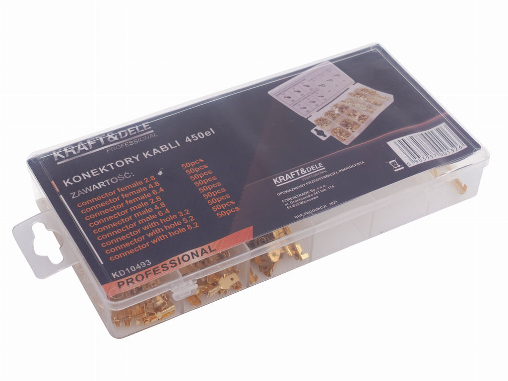 Autoliitmike komplekt 450 tk KRAFT&DELE KD10493 – pilt 7