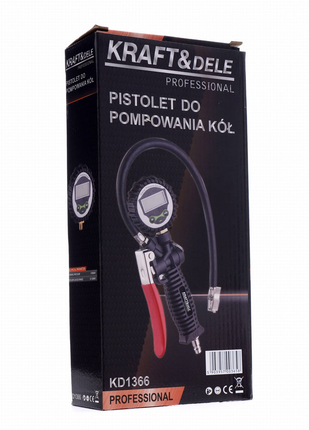KRAFT&DELE rehvipumpamispüstol LCD-manomeetriga KD1366 – pilt 7