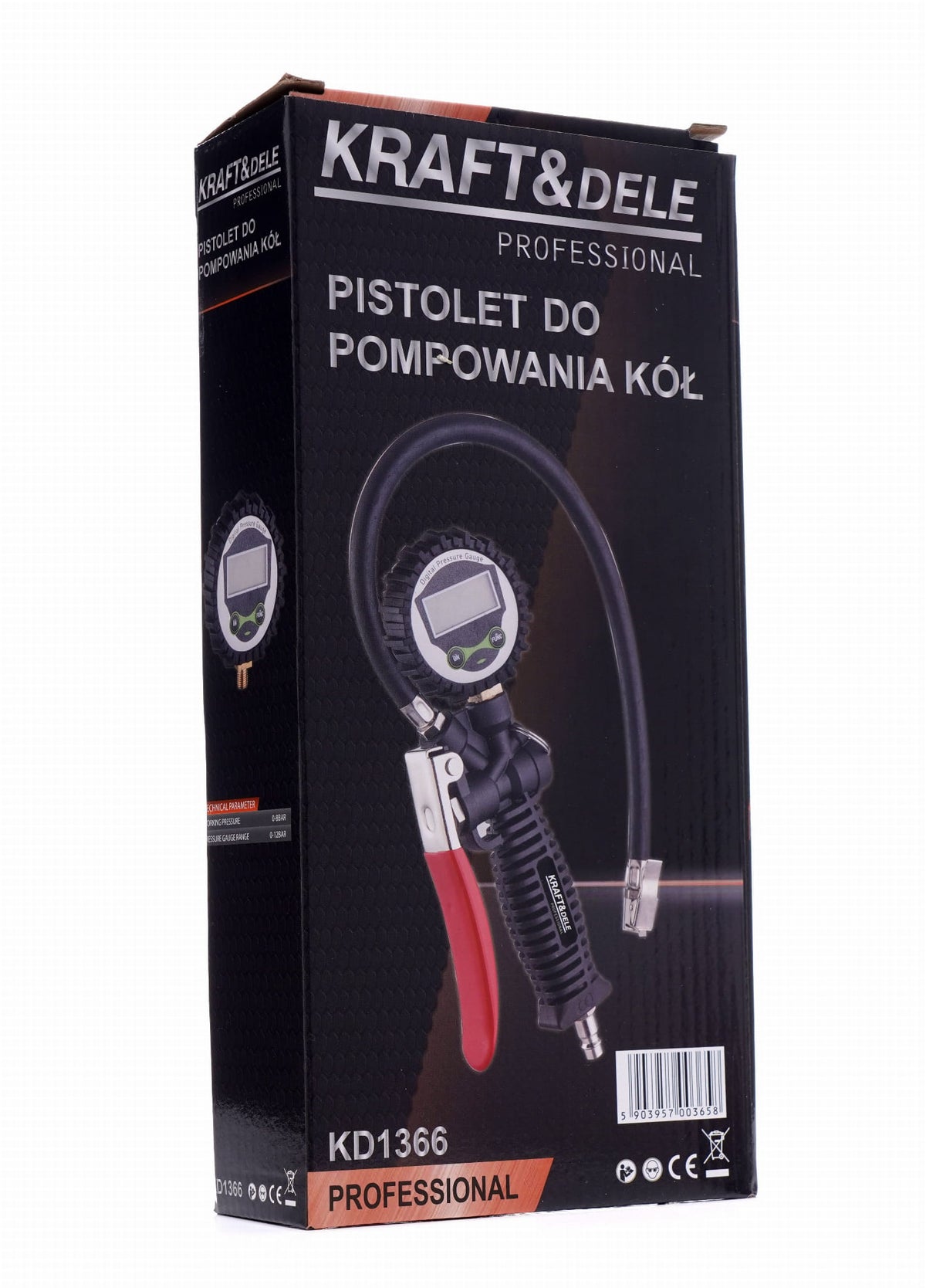 KRAFT&DELE rehvipumpamispüstol LCD-manomeetriga KD1366 – pilt 7