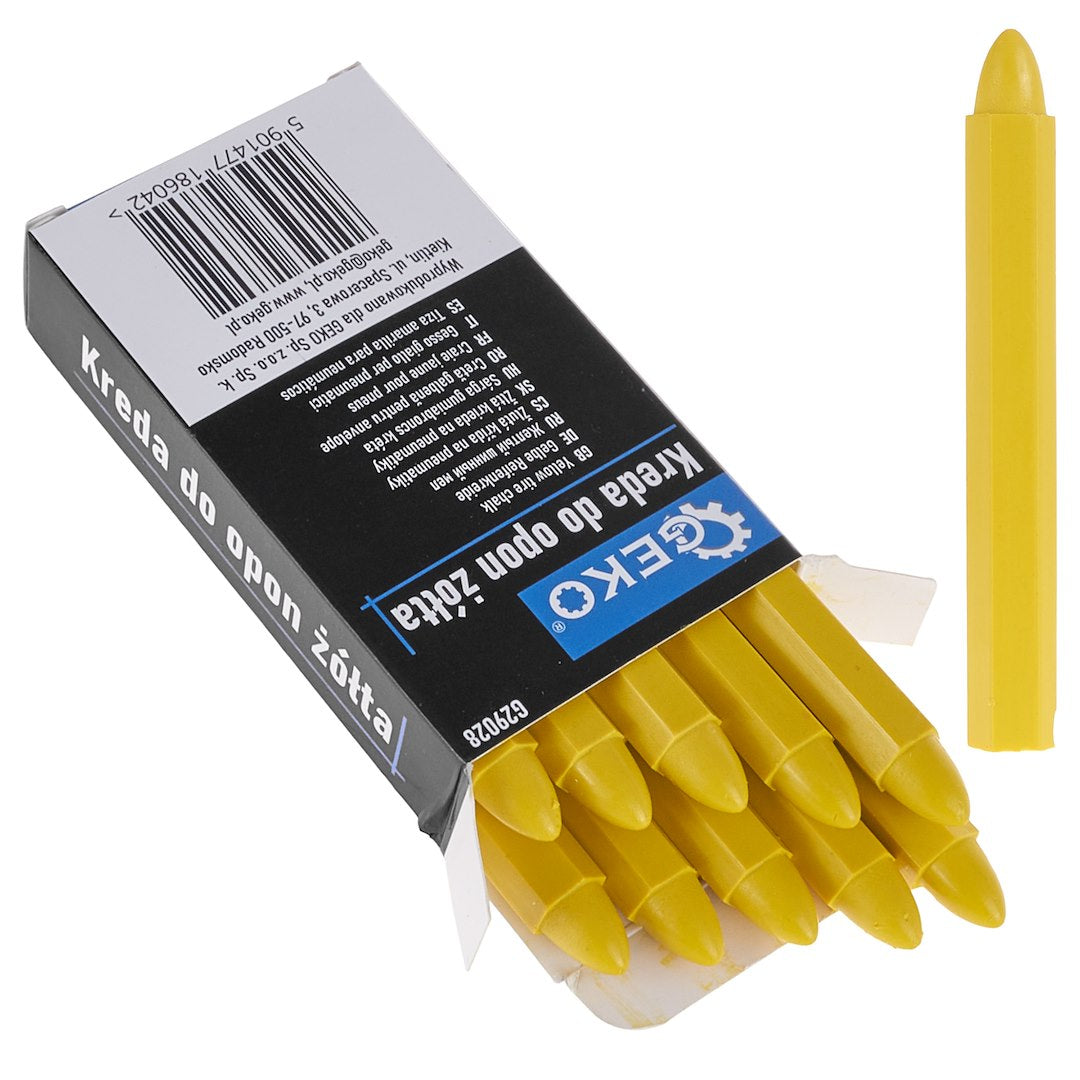 10 tk kollane rehvlikriit, 12x110mm – pilt 1