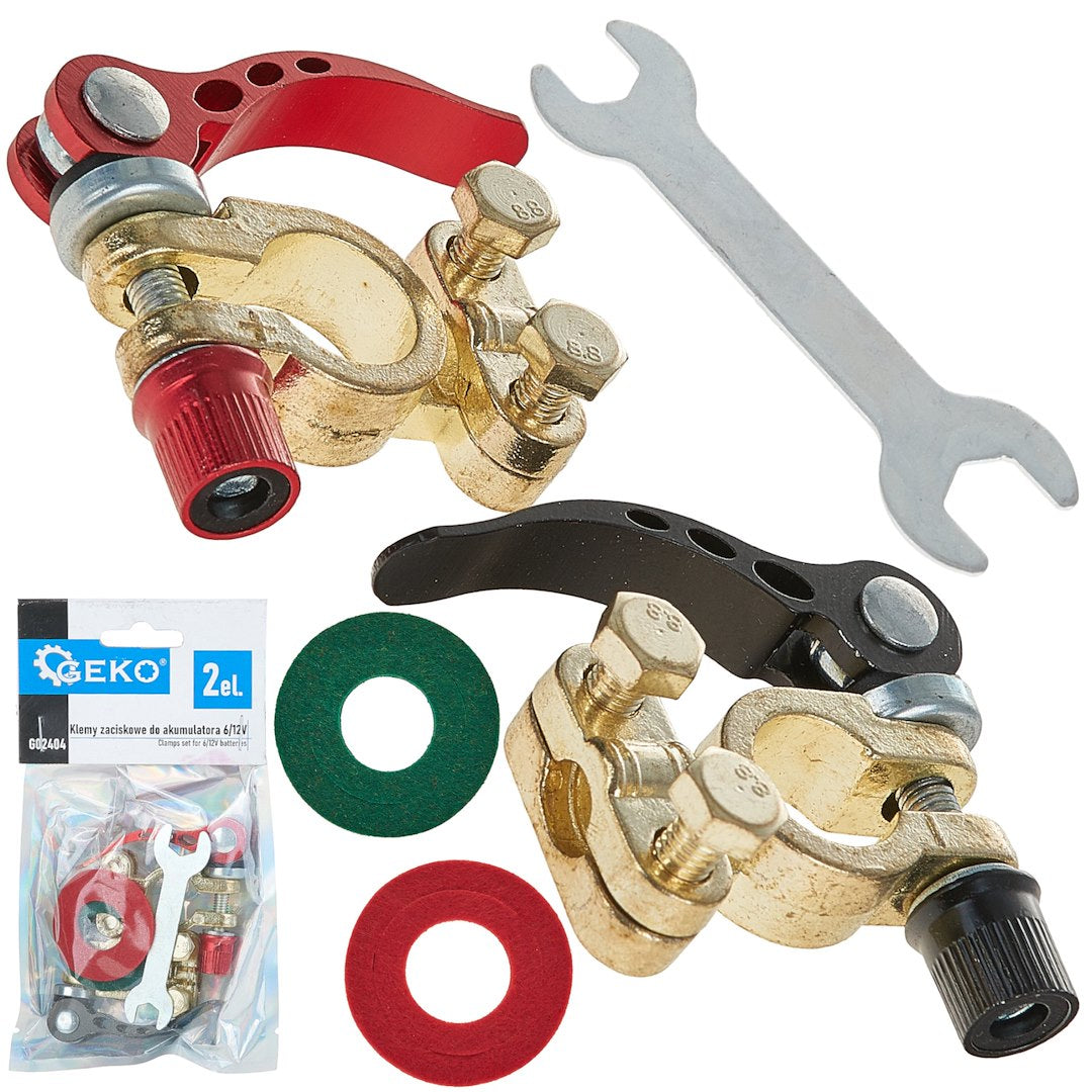 2 tk klambrite komplekt 6/12V akudele – pilt 1
