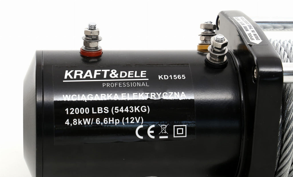 Kraft&Dele elektriline vints 12 V 12000 lbs KD1565 – pilt 7
