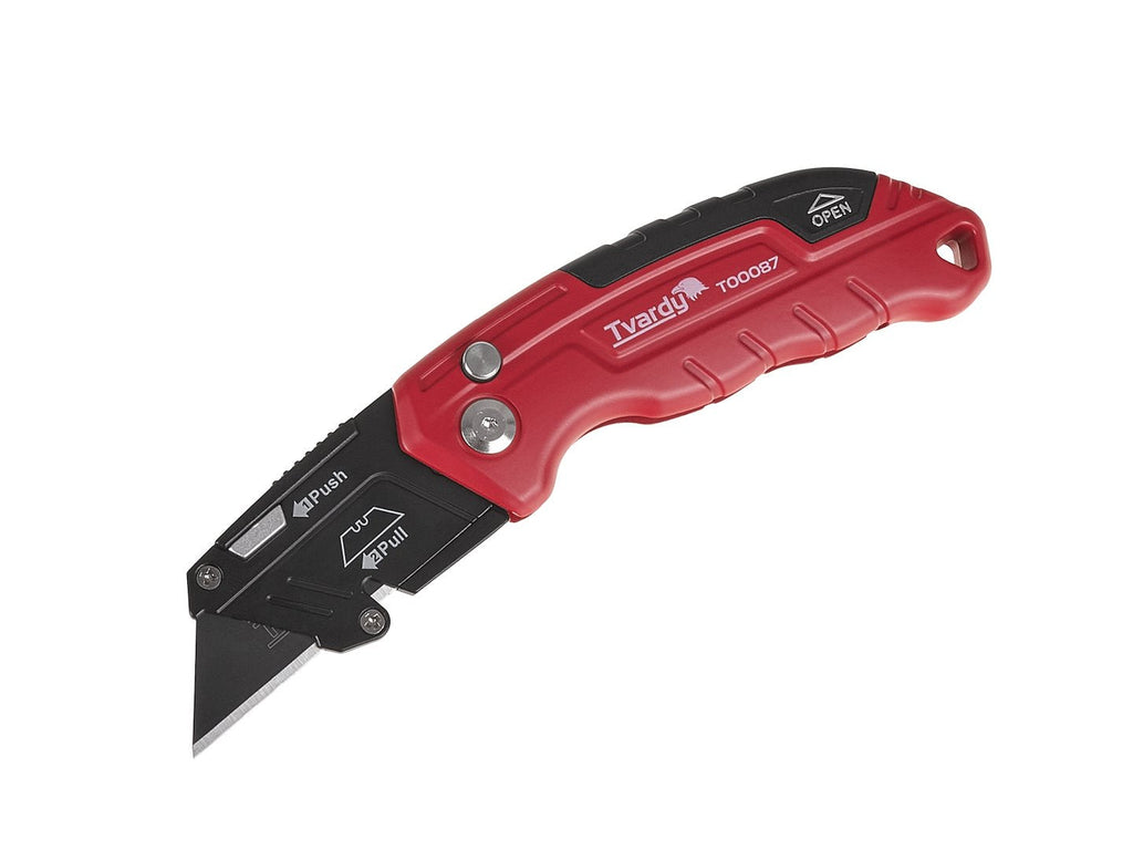 Kokkupandav nuga trapetsikujulise teraga FASTFOLD 60x19x0.6 mm SK2H TVARDY – väljapanekukarp – pakend 12 tk – pilt 3