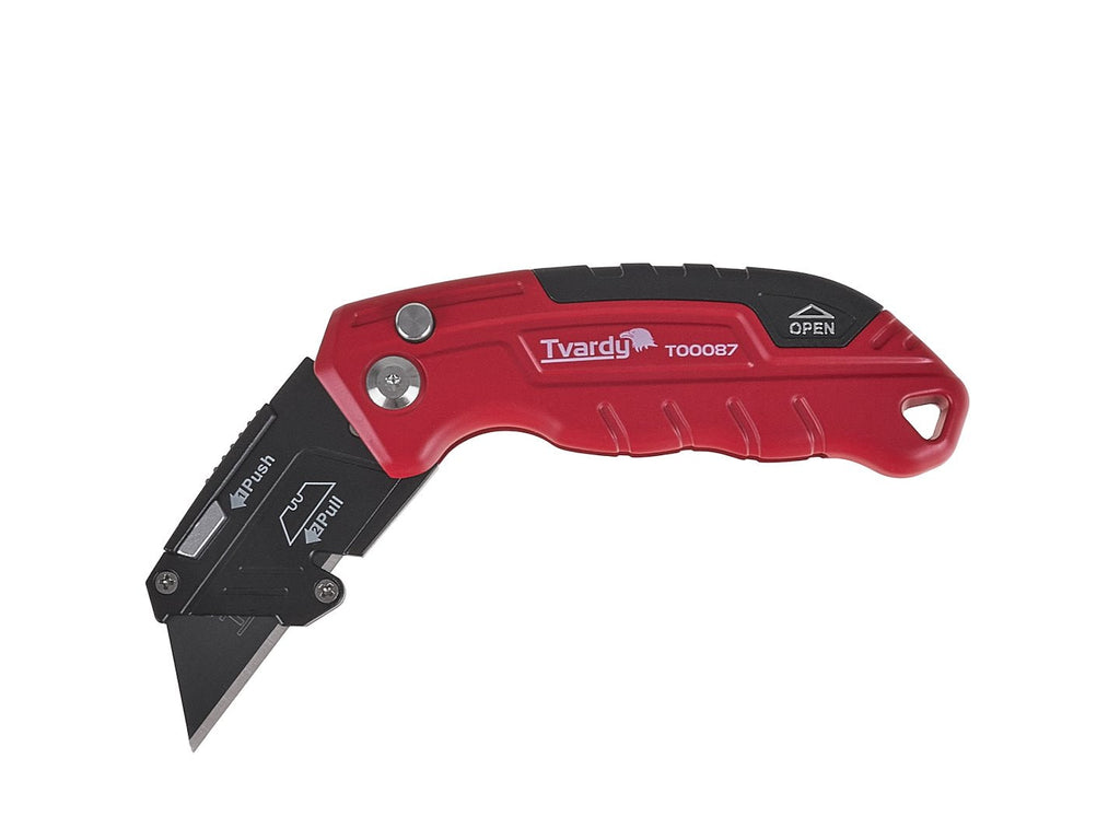 Kokkupandav nuga trapetsikujulise teraga FASTFOLD 60x19x0.6 mm SK2H TVARDY – väljapanekukarp – pakend 12 tk – pilt 5