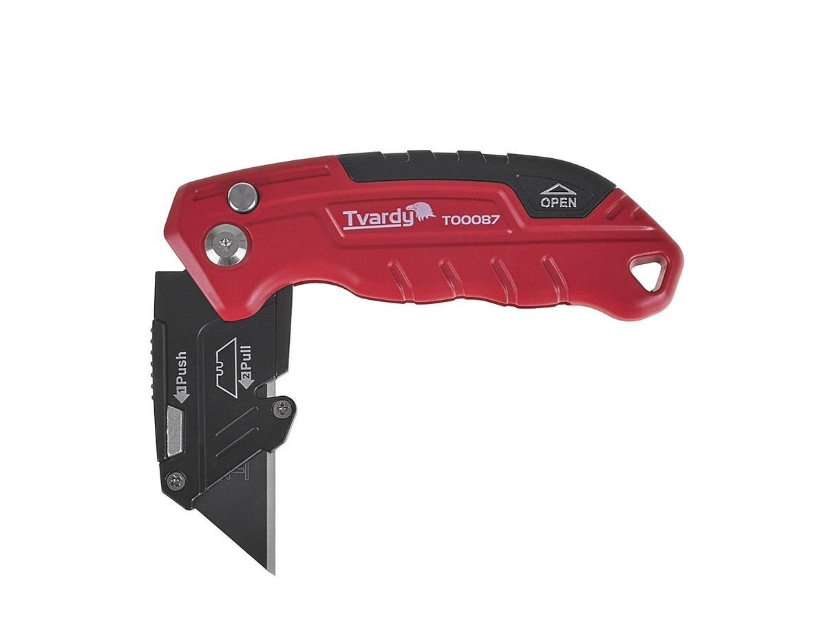 Kokkupandav nuga trapetsikujulise teraga FASTFOLD 60x19x0.6 mm SK2H TVARDY – väljapanekukarp – pakend 12 tk – pilt 6