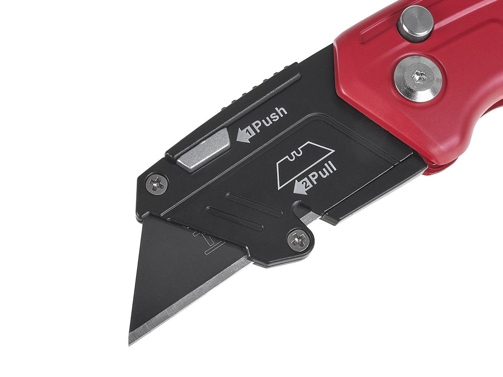 Kokkupandav nuga trapetsikujulise teraga FASTFOLD 60x19x0.6 mm SK2H TVARDY – väljapanekukarp – pakend 12 tk – pilt 9