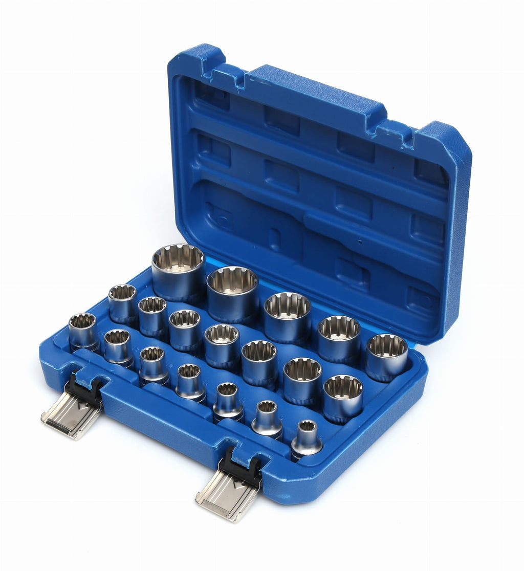 KRAFT&DELE Torx-padrunite komplekt, 19 tk, 1/2″ KD10347 – pilt 5