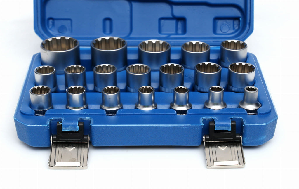 KRAFT&DELE Torx-padrunite komplekt, 19 tk, 1/2″ KD10347 – pilt 7