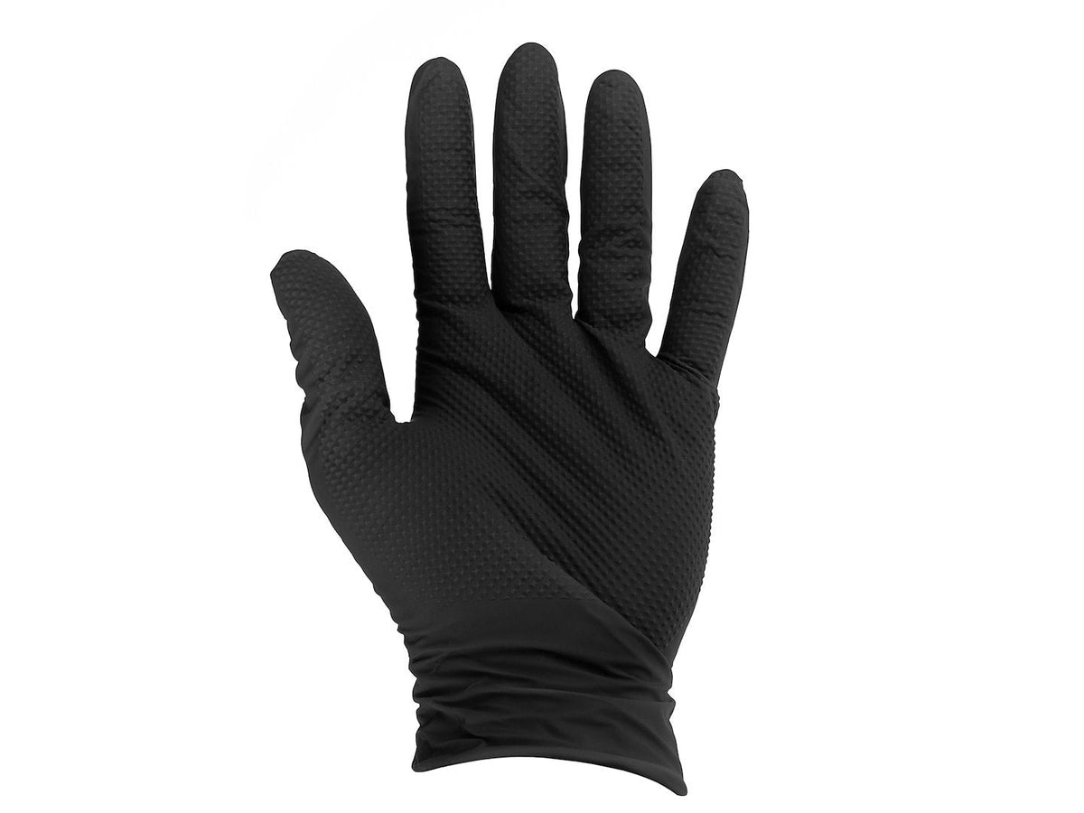 Nitriilkindad SOLID GRIP, 50 tk, suurus XL, must – pilt 3