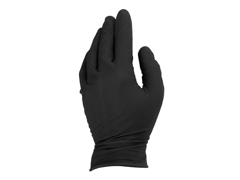 Nitriilkindad SOLID GRIP, 50 tk, suurus XXL, must – pilt 2