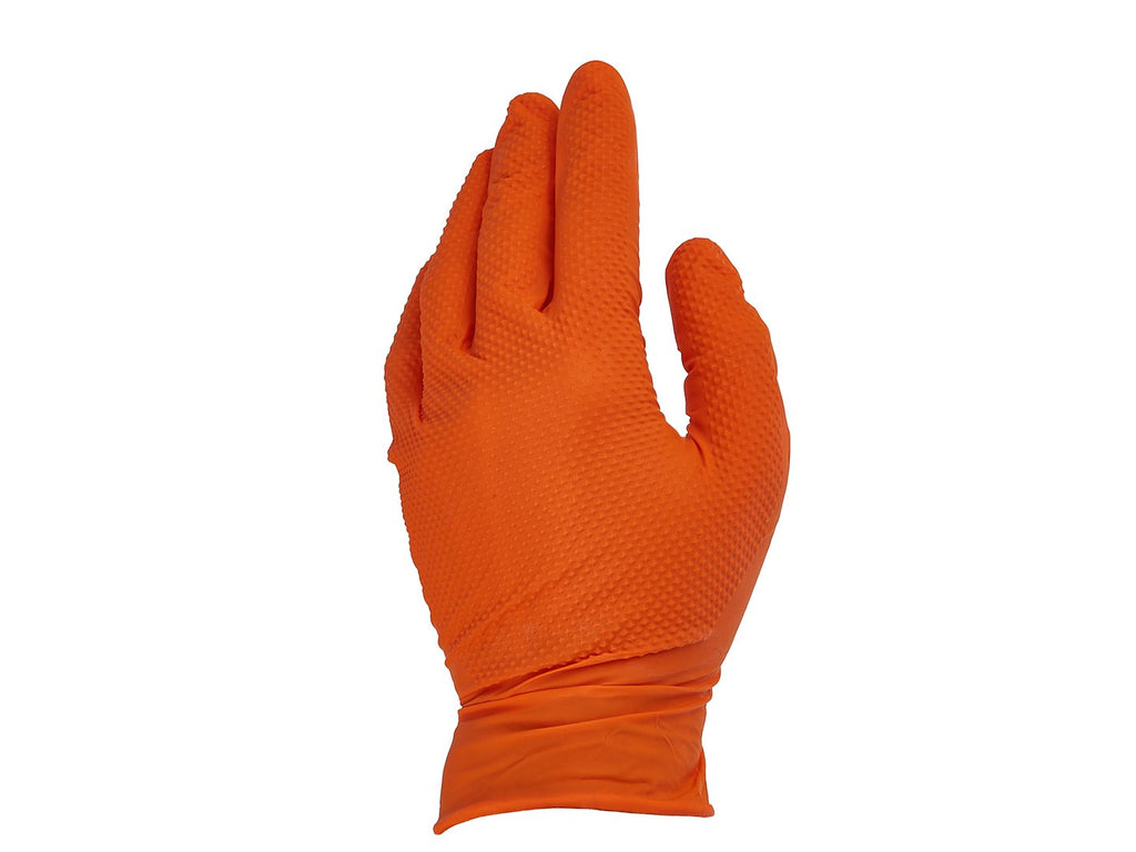 Nitriilkindad SOLID GRIP, 50 tk, suurus XL, oranž – pilt 2