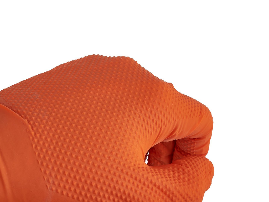 Nitriilkindad SOLID GRIP, 50 tk, suurus XL, oranž – pilt 4