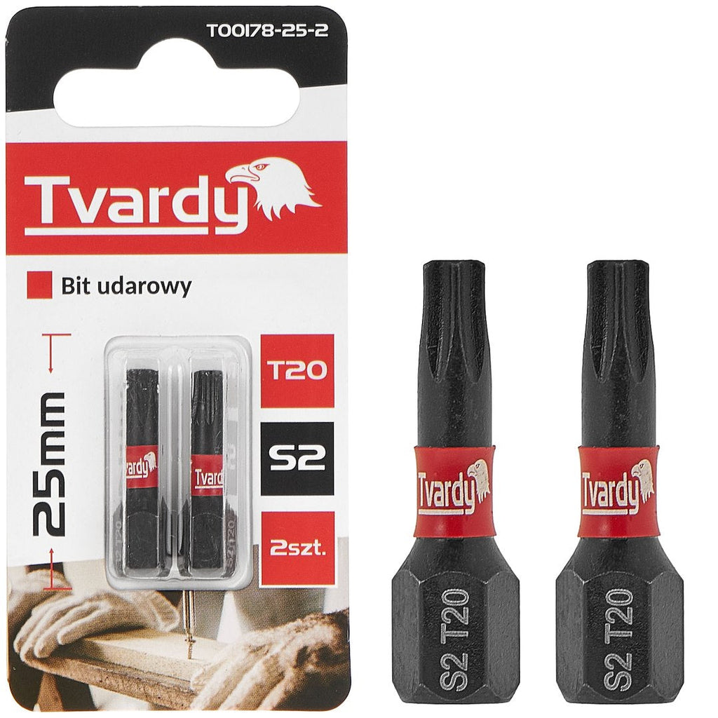 Löökkruvikeeraja otsik T20 25mm S2 – 2 tk pakend – pilt 1