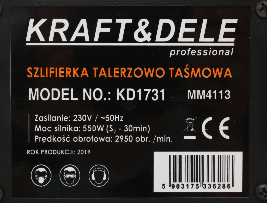 KRAFT&DELE lint- ja ketaslihvija 550 W KD1731 – pilt 7