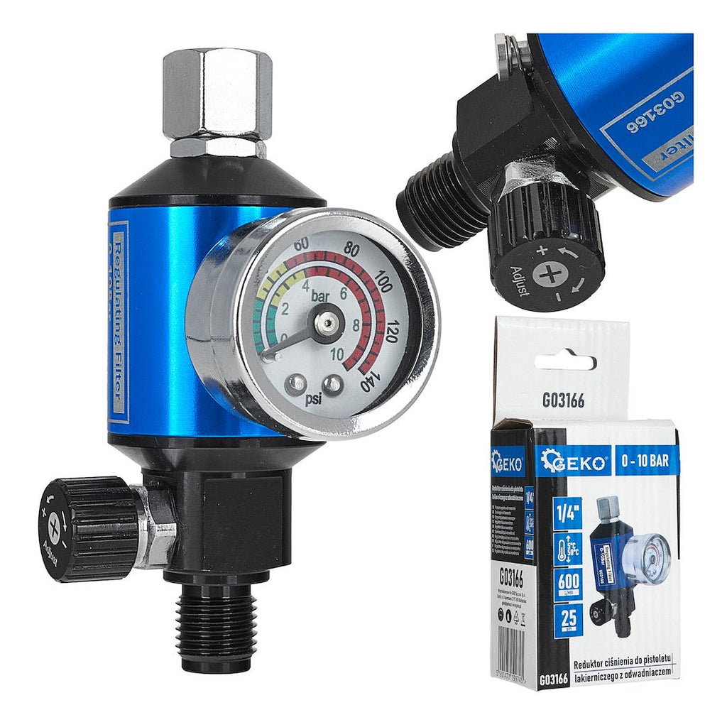 Rõhuregulaator manomeetriga 1/4" – pilt 1