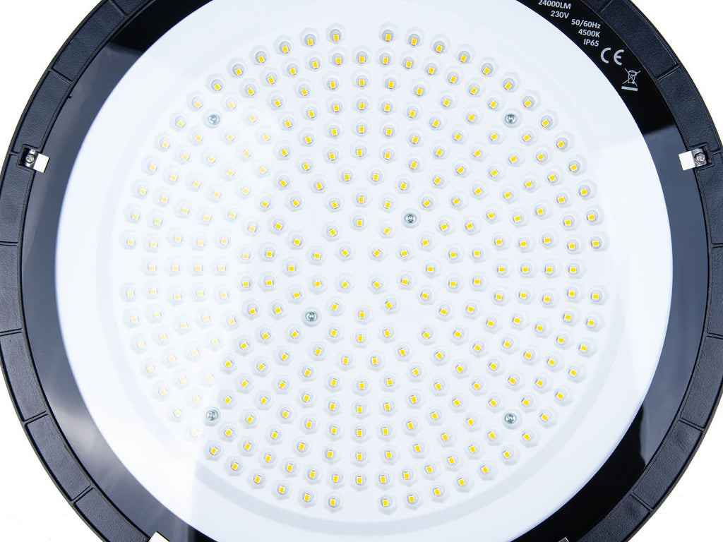 UFO-tüüpi LED-kõrgruumivalgusti 200W 24000LM 4500K IP65 – pilt 3