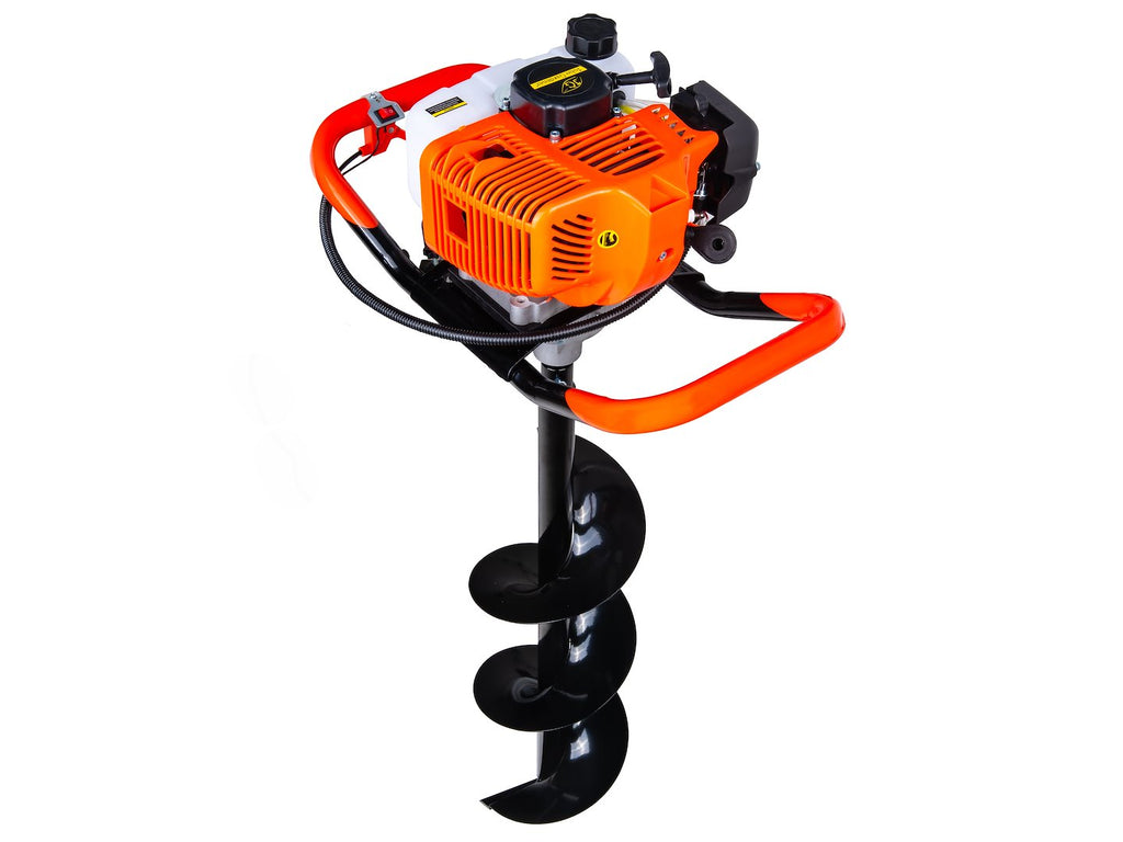 Bensiinimootoriga mullapuur koos puuriteradega (10 cm, 15 cm, 20 cm) ja 50 cm pikendusadapteriga (1) – pilt 7