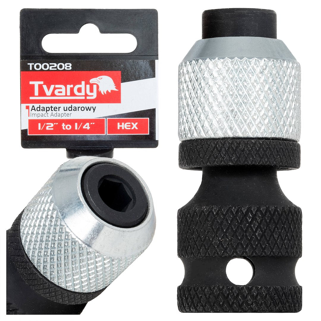 TVARDY löökadapter 1/2" kuni 1/4" HEX – pilt 1