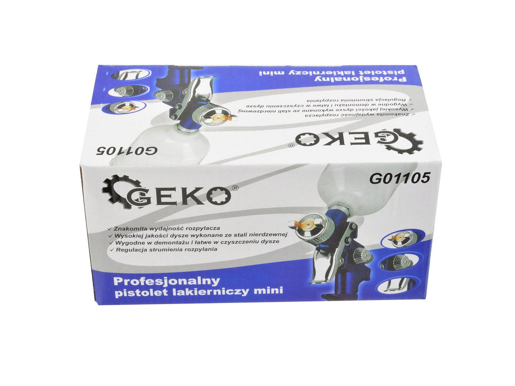 GEKO HVLP-värvipüstol pealepaagiga 125 ml, 0,8 mm G01105 – pilt 7