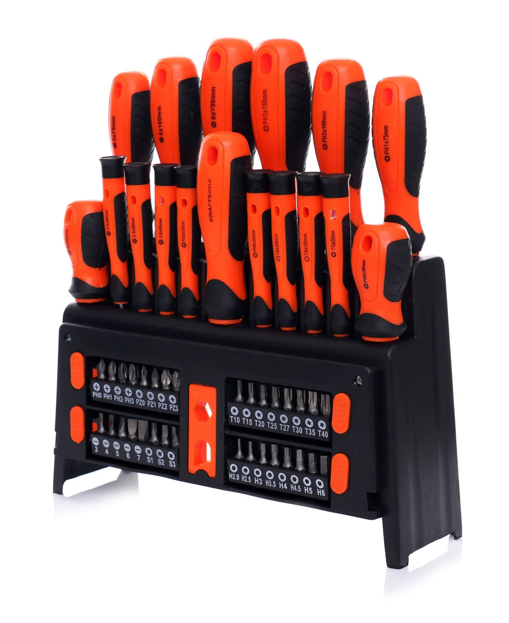 Kruvikeerajate, otsikute ja magnetiseerija komplekt, 50 osa KD10950 – pilt 5