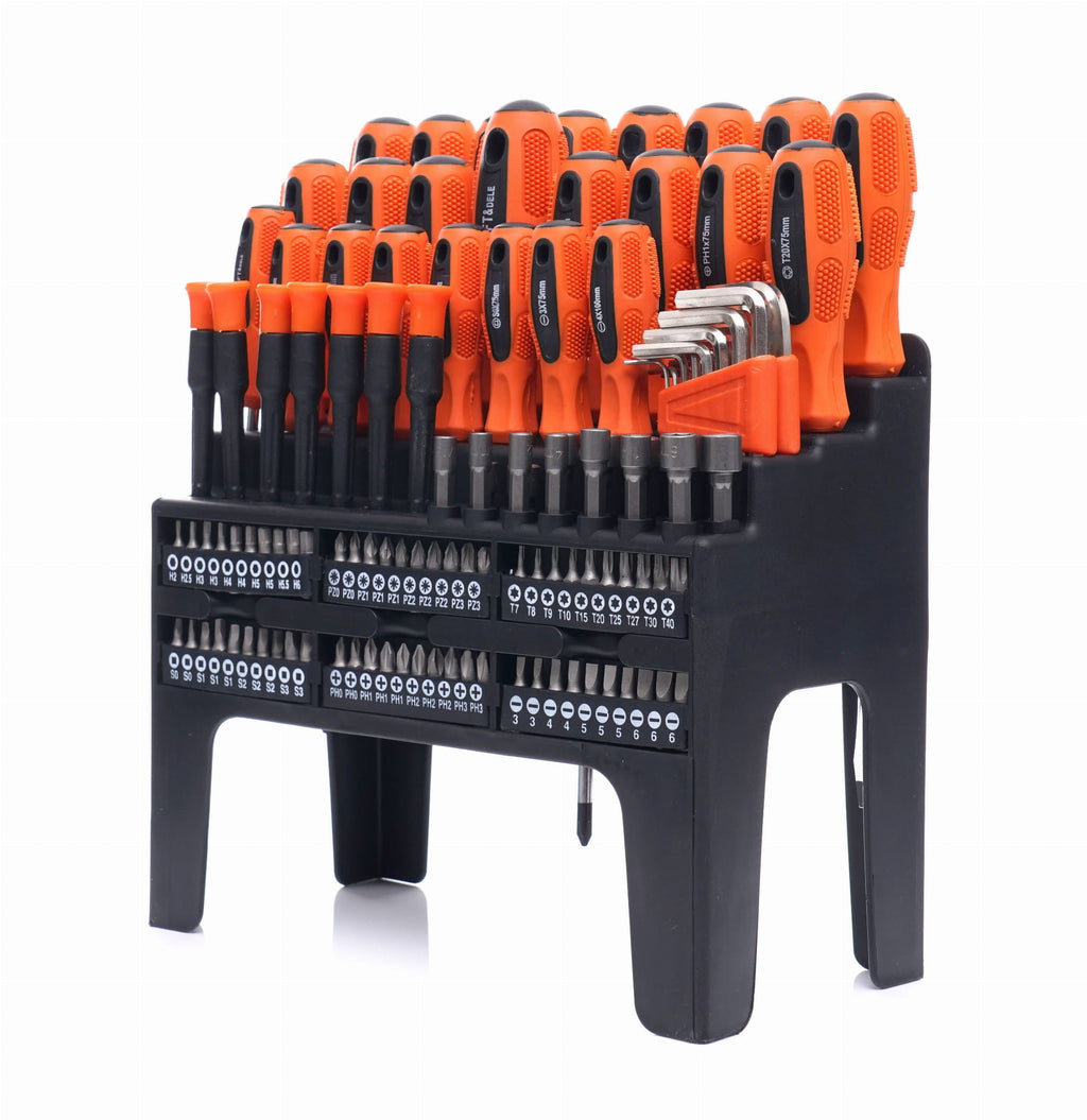 KRAFT&DELE kruvikeerajate ja otsikute komplekt 122 tk KD10958 – pilt 4