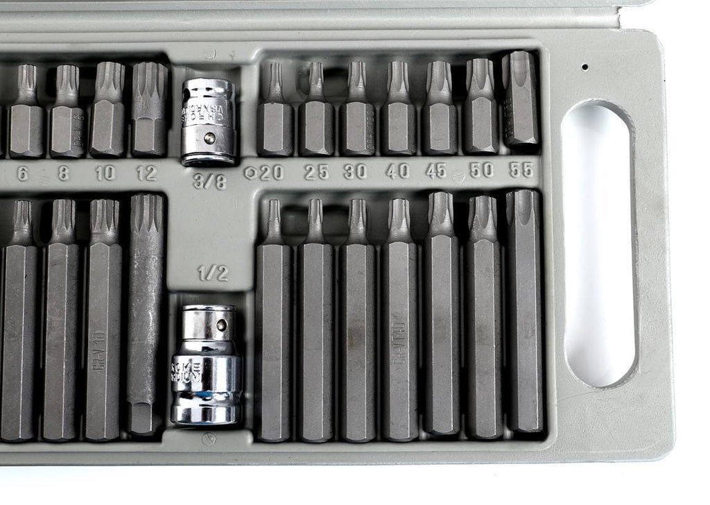 40-osaline HEX-, TORX- ja SPLINE-otsikute komplekt KD10219 – pilt 5