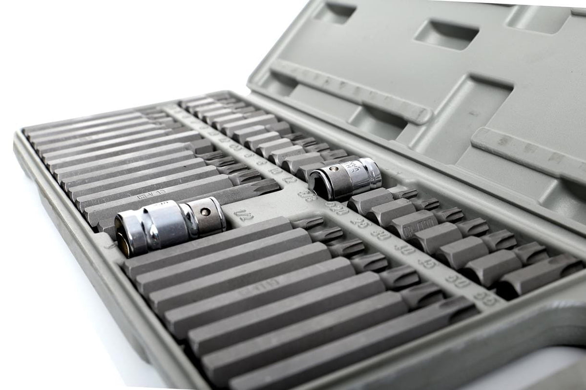 40-osaline HEX-, TORX- ja SPLINE-otsikute komplekt KD10219 – pilt 6