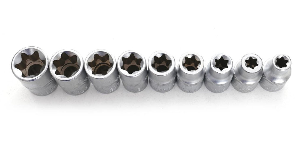 KRAFT&DELE E-Torx padrunite komplekt 1/2″, 9 tk KD10227 – pilt 3