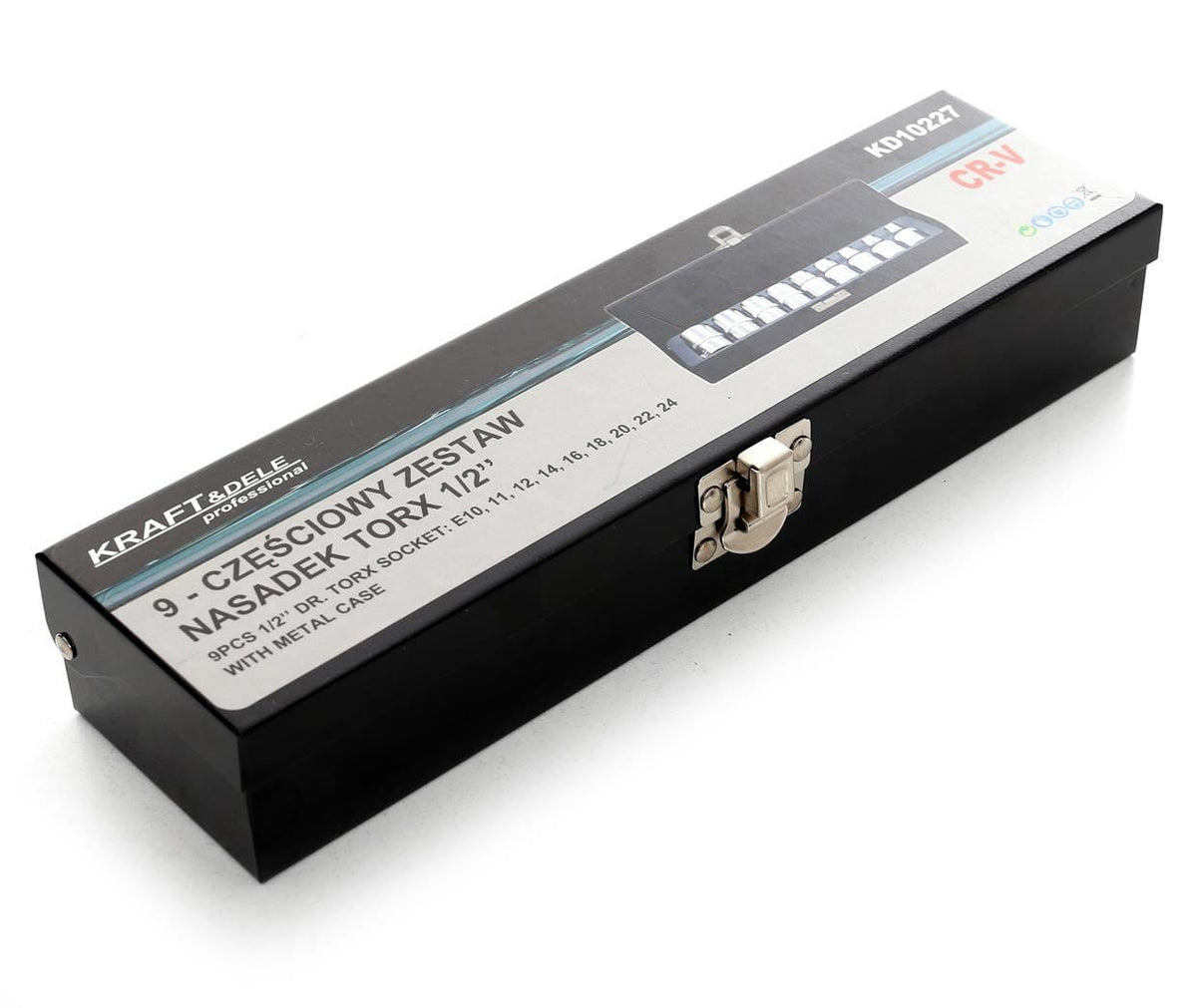 KRAFT&DELE E-Torx padrunite komplekt 1/2″, 9 tk KD10227 – pilt 7
