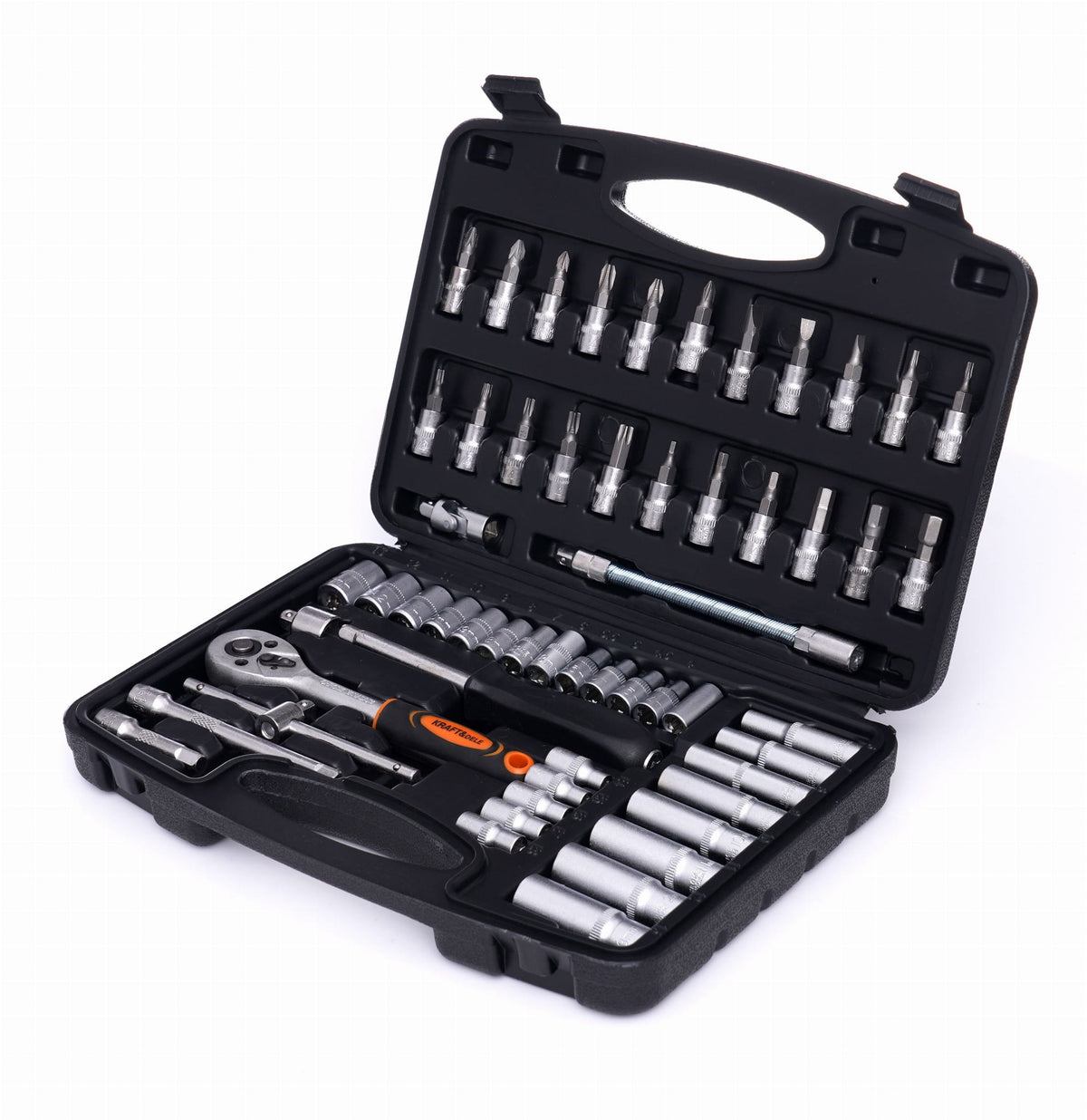 KRAFT&DELE 56-osaline tööriistakomplekt kohvris KD10834 – pilt 5
