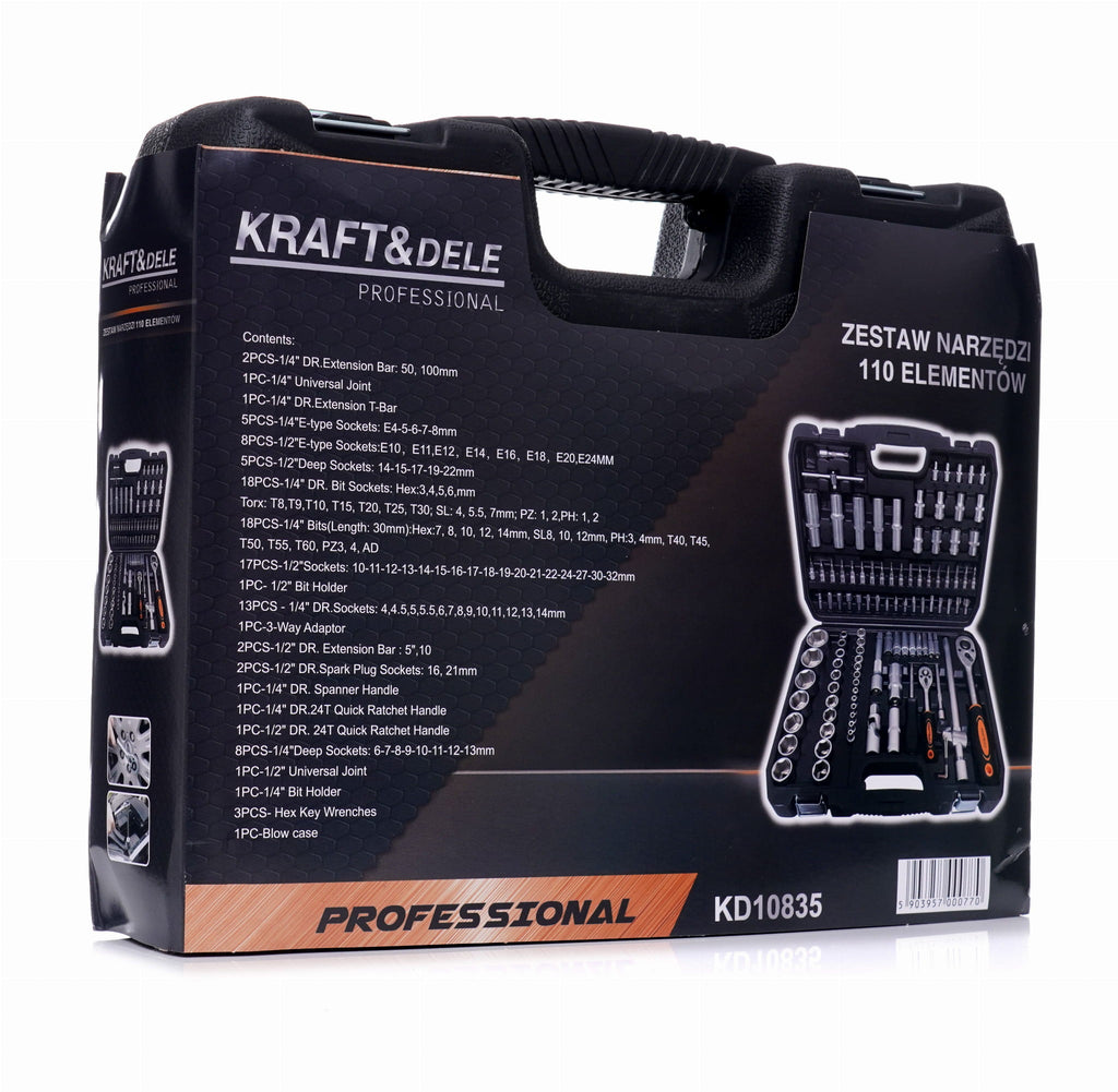 101-osaline tööriistakomplekt KD10835 – pilt 9