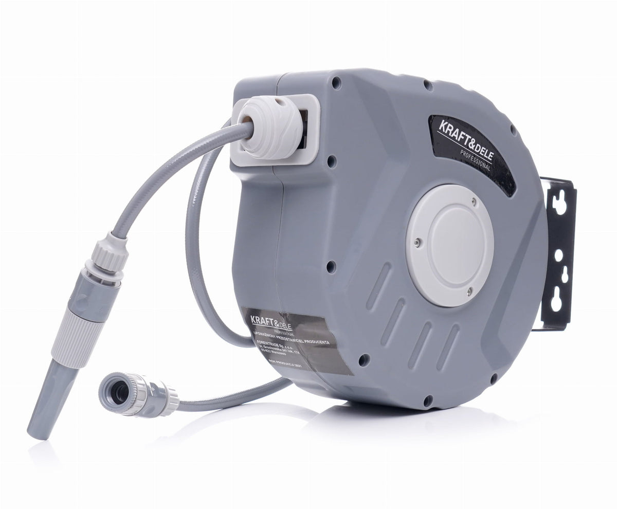KRAFT&DELE automaatne aiavoolikurull 10 m + 1 m KD2081 – pilt 1
