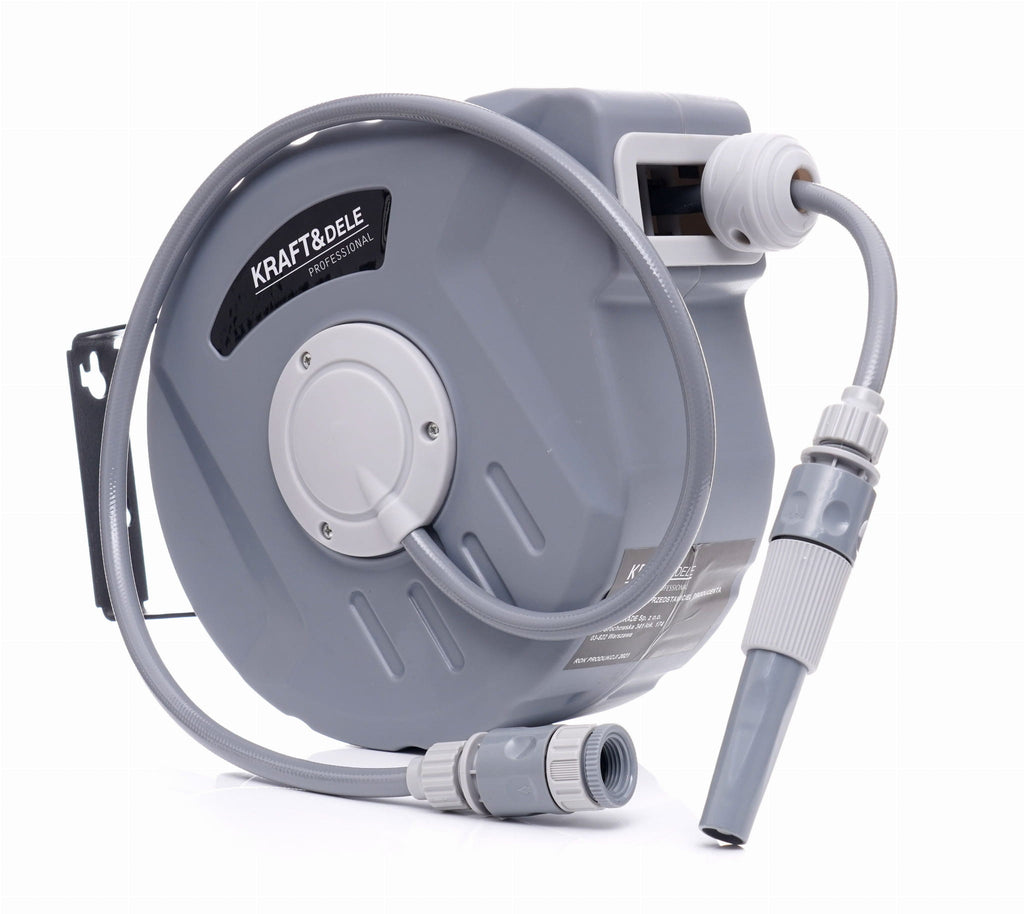 KRAFT&DELE automaatne aiavoolikurull 10 m + 1 m KD2081 – pilt 3