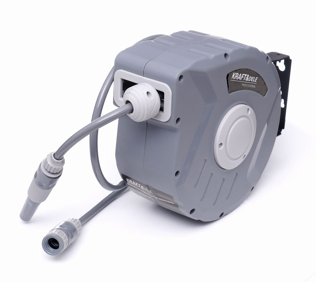 KRAFT&DELE automaatne aiavoolikurull 10 m + 1 m KD2081 – pilt 7