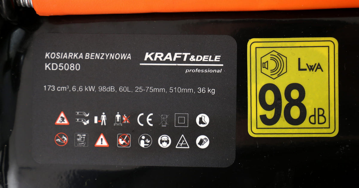 KRAFT&DELE bensiinimootoriga muruniiduk 6,62 kW KD5080 – pilt 3