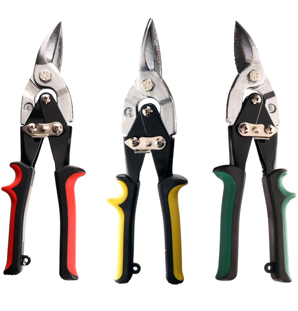Plekilõikekääride komplekt, 3 tk (parem/vasak/sirge), 250 mm KD10359 – pilt 1
