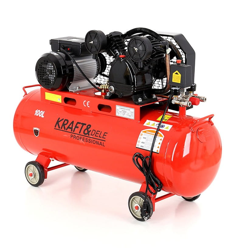 Kraft&Dele õliga õhukompressor 100 l 230 V KD402 – pilt 3