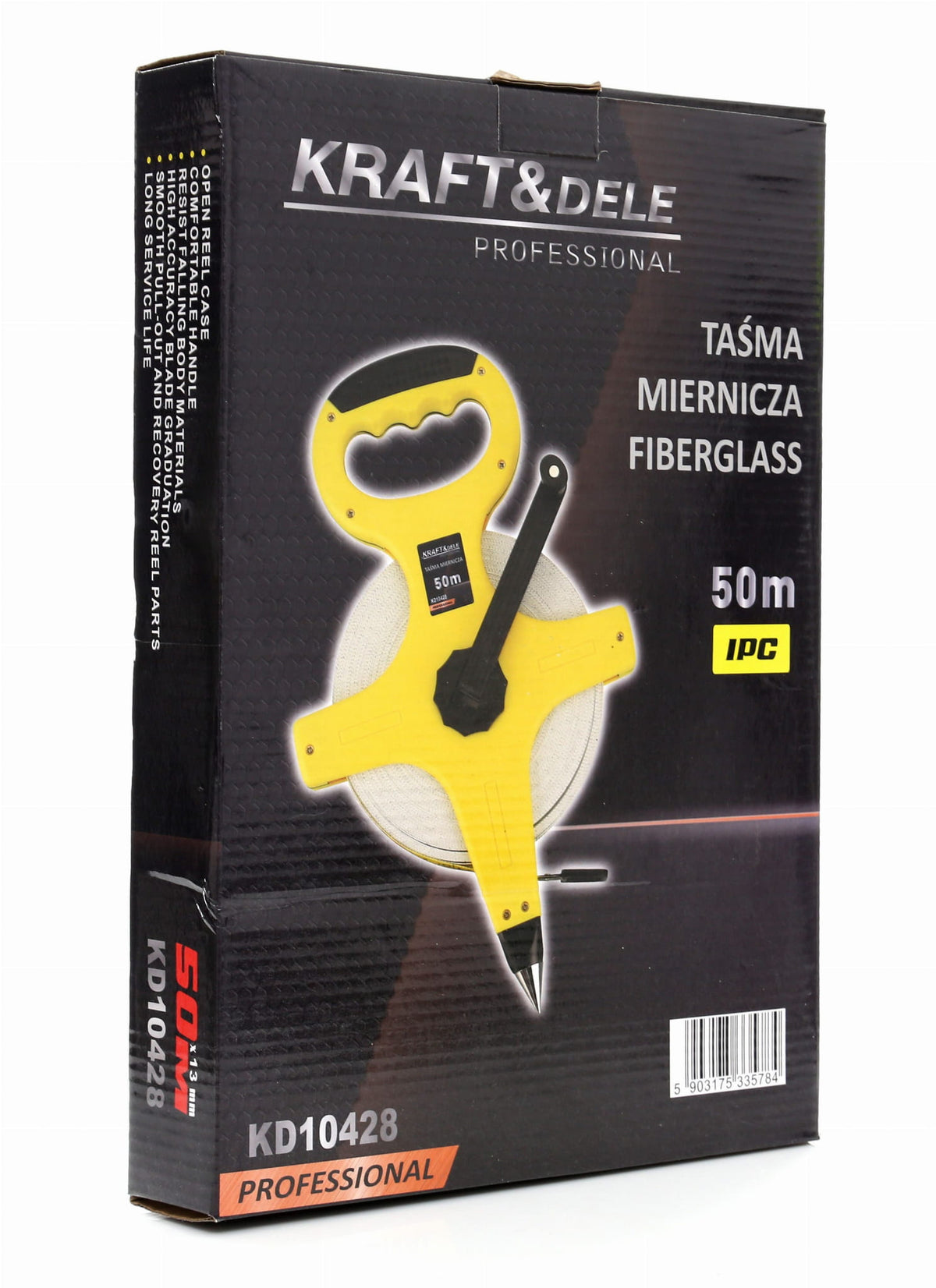 KRAFT&DELE klaaskiust mõõdulint 50 m KD10428 – pilt 7