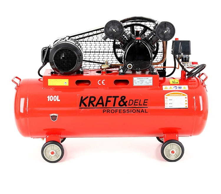 Õliga õhukompressor 100 l 400 V KD404 – pilt 2