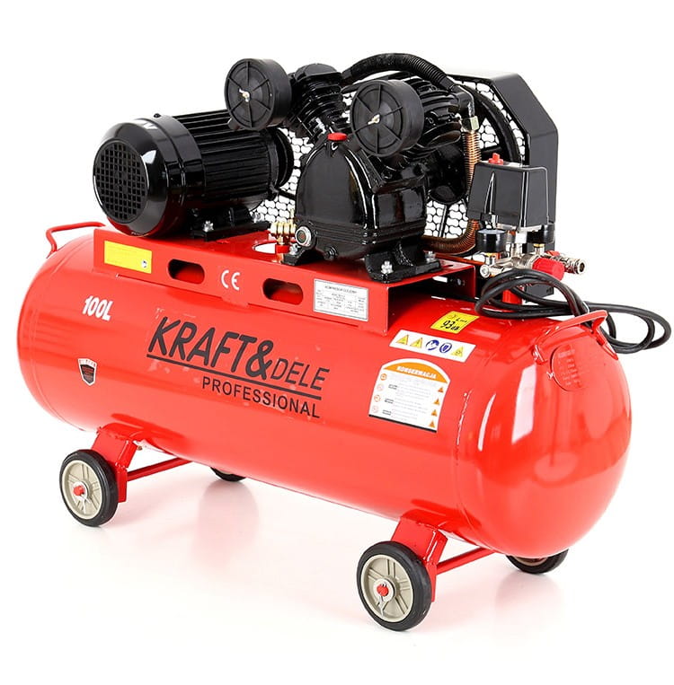 Õliga õhukompressor 100 l 400 V KD404 – pilt 3