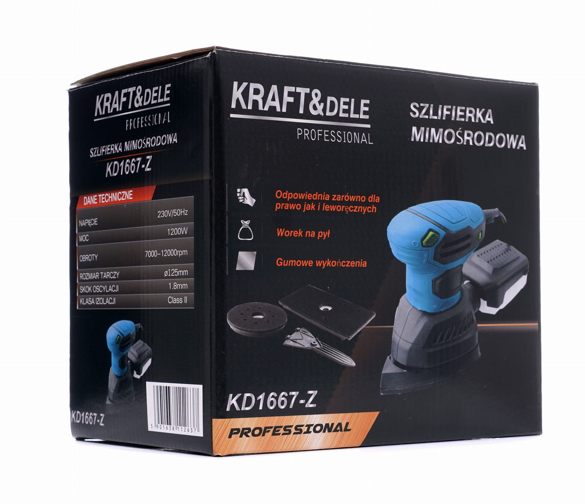 KRAFT&DELE orbitaallihvija 1200 W KD1667-Z – pilt 9